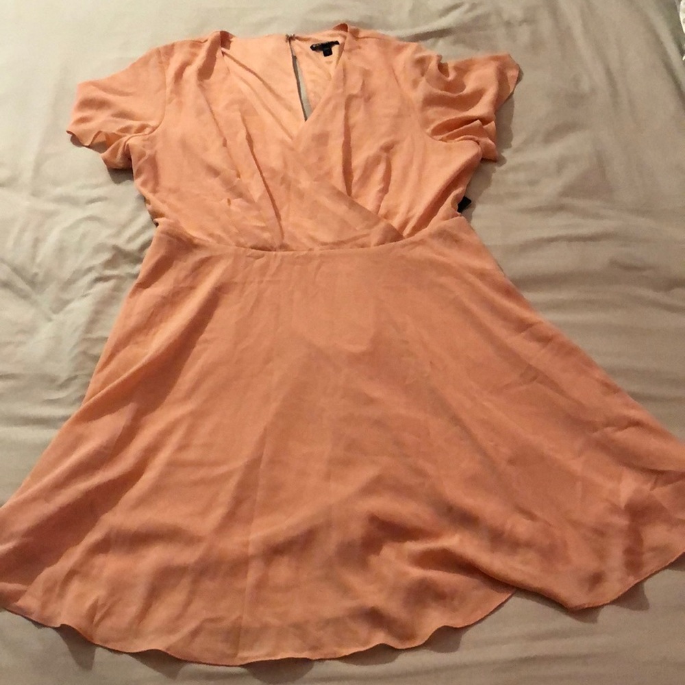 Peach mini Dress